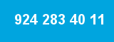 924 283 40 11 924 283 40 11